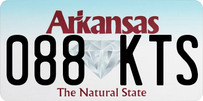 AR license plate 088KTS