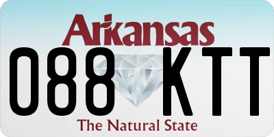AR license plate 088KTT