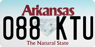 AR license plate 088KTU