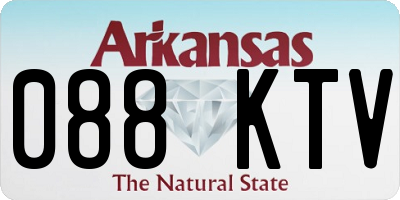 AR license plate 088KTV