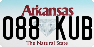 AR license plate 088KUB