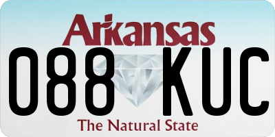 AR license plate 088KUC