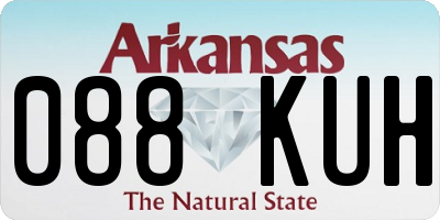 AR license plate 088KUH