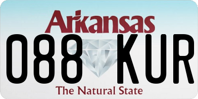 AR license plate 088KUR