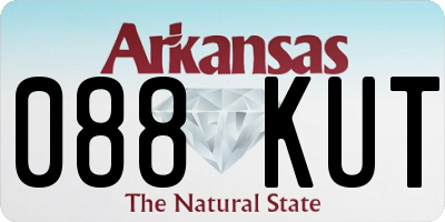 AR license plate 088KUT