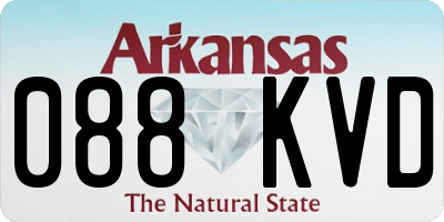AR license plate 088KVD