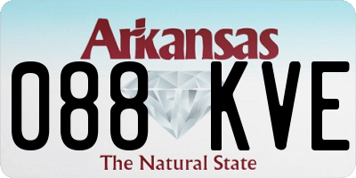 AR license plate 088KVE