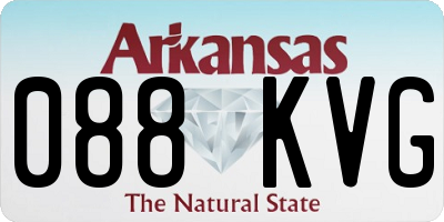 AR license plate 088KVG