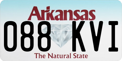 AR license plate 088KVI
