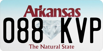 AR license plate 088KVP