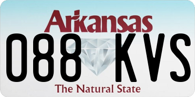 AR license plate 088KVS