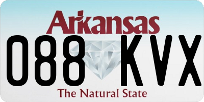 AR license plate 088KVX