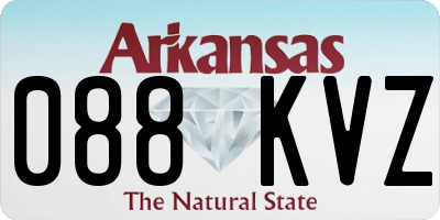 AR license plate 088KVZ
