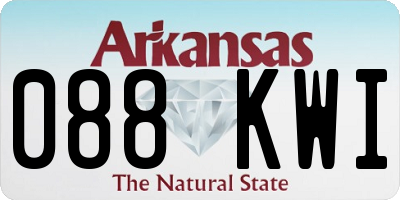 AR license plate 088KWI