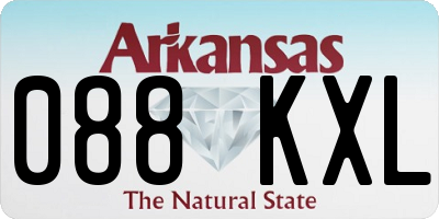 AR license plate 088KXL