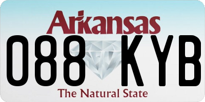 AR license plate 088KYB