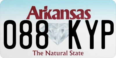 AR license plate 088KYP