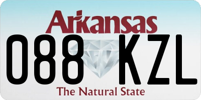 AR license plate 088KZL