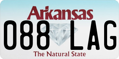 AR license plate 088LAG