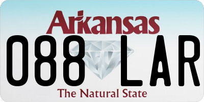 AR license plate 088LAR