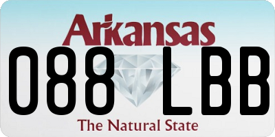 AR license plate 088LBB