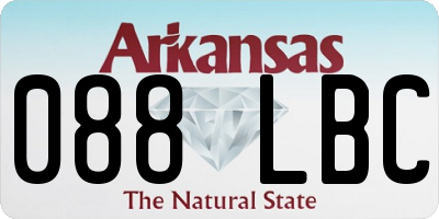 AR license plate 088LBC