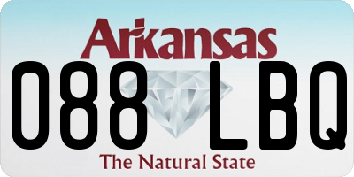AR license plate 088LBQ