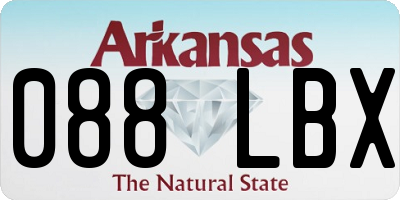 AR license plate 088LBX