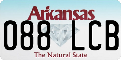 AR license plate 088LCB