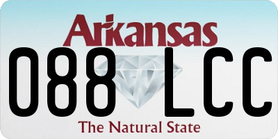 AR license plate 088LCC