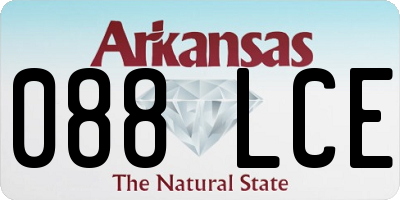 AR license plate 088LCE
