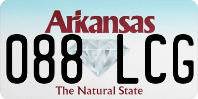 AR license plate 088LCG