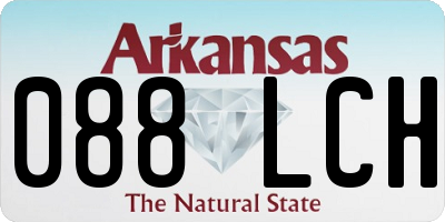 AR license plate 088LCH