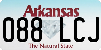 AR license plate 088LCJ