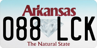 AR license plate 088LCK