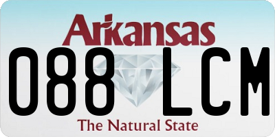 AR license plate 088LCM
