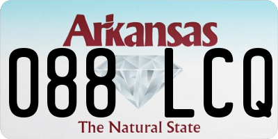 AR license plate 088LCQ
