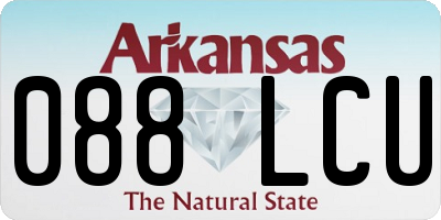 AR license plate 088LCU