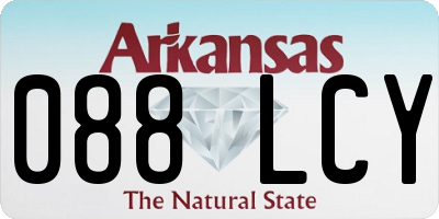 AR license plate 088LCY