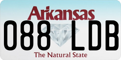 AR license plate 088LDB
