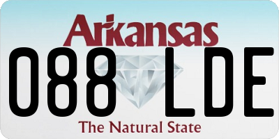 AR license plate 088LDE