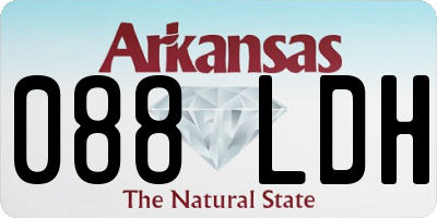 AR license plate 088LDH