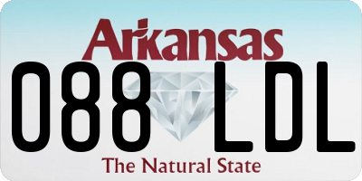 AR license plate 088LDL