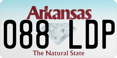 AR license plate 088LDP