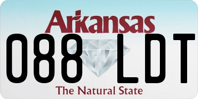 AR license plate 088LDT