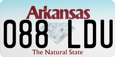 AR license plate 088LDU