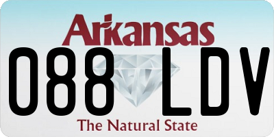 AR license plate 088LDV