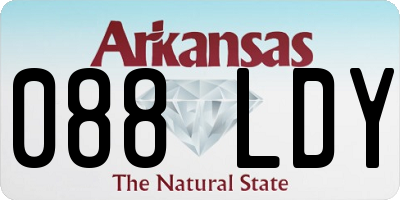 AR license plate 088LDY