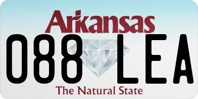 AR license plate 088LEA