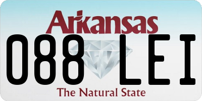 AR license plate 088LEI